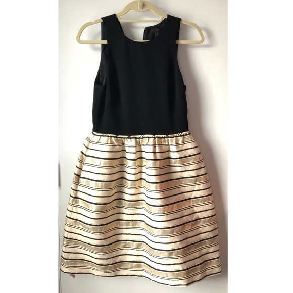 Jcrew silk stripe cocktail dress in size 4 - Picture 5 of 7